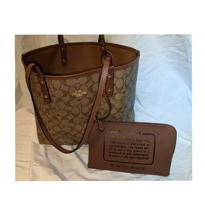 Coach Large City Tote Bag